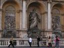 Day two in Rome begins and we pass a giant fountain by our hotel.